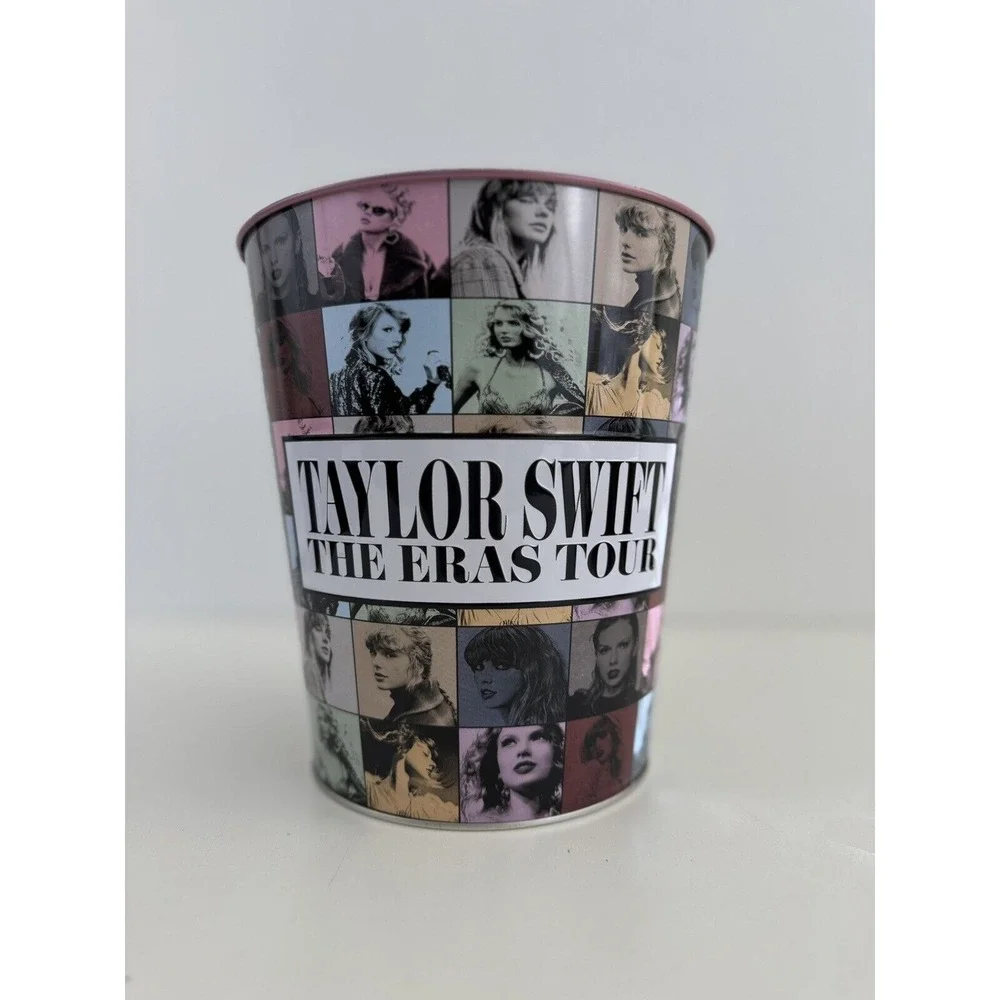 TAYLOR SWIFT BUCKET THE ERAS TOUR MOVIE Popcorn Bucket‎ Pink Tin AMC EXCLUSIVE